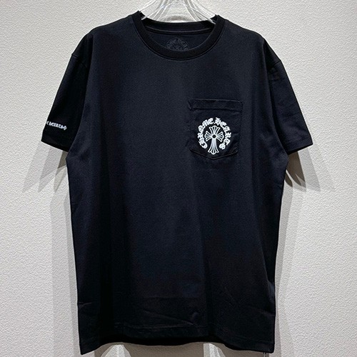 [홍콩명품.Chrome Hearts] 크롬하츠 25SS 로고 포켓 반팔 티셔츠 (2컬러), BM20253, KB, 홍콩명품의류,구매대행,온라인명품