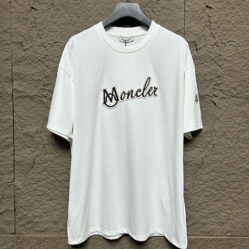 [홍콩명품.MONCLER] 몽클레어 25SS 로고 자수 반팔 티셔츠 (2컬러), BM20712, KB, 홍콩명품의류,구매대행,온라인명품