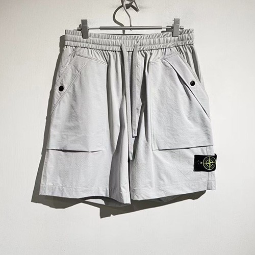 [명품레플리카.Stone Island] 스톤아일랜드 25SS 로고 탈부착 쇼츠 반바지 (2컬러), BM20855, X2, 홍콩명품의류,구매대행,온라인명품