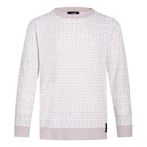 [홍콩명품,FENDI] 펜디 25SS 로고 FF패턴 캐시미어 니트 스웨터 (핑크), BM21493, JU, 명품레플리카,미러급,온라인쇼핑몰사이트