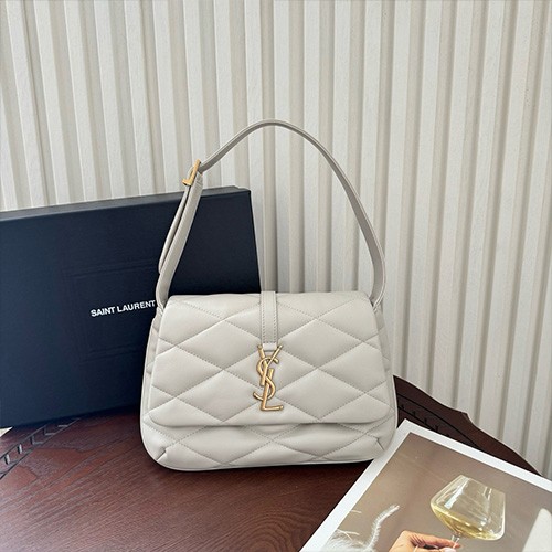 [홍콩명품.YSL] 입생로랑 25SS 로고 램스킨 숄더백 698567-AAAO0-9207, BGM4951, BDA, 홍콩명품가방,명품쇼핑몰,크로스백,핸드백,구매대행
