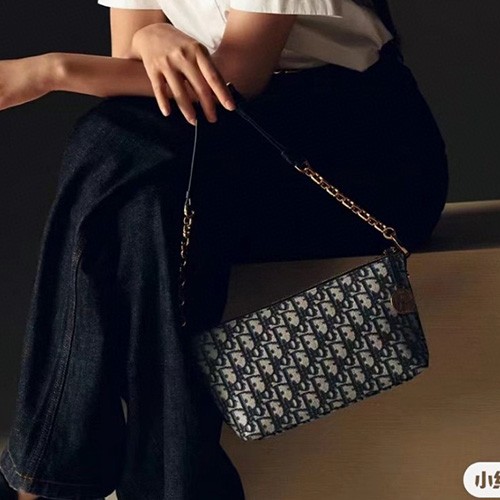 [홍콩명품,Christian Dior] 디올 25SS 로고 오블리크 호보백 크로스백 (네이비), BGM5005, 홍콩명품가방,명품쇼핑몰,크로스백,핸드백,구매대행