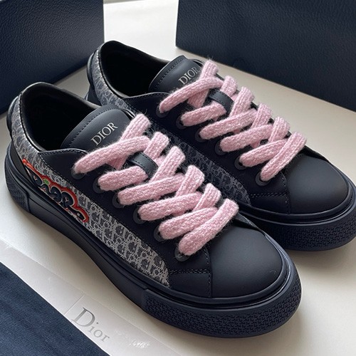 [홍콩명품,Christian Dior] 디올 25SS 로고 오블리크 레더 가죽 스니커즈 운동화 (2컬러), SE5375, ALW, 명품스니커즈,운동화,구두,로퍼,하이탑,신발
