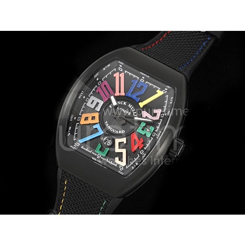 [홍콩명품시계.FRANCK MULLER] 프랑크뮬러 뱅가드 V45 PVD 블랙 케이스 컬러 마커