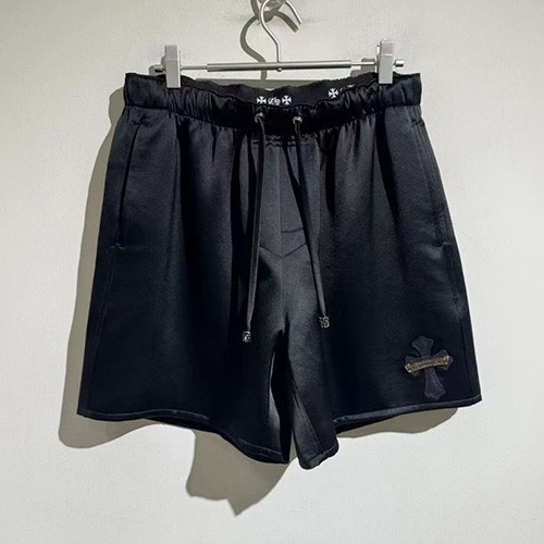 [홍콩명품.Chrome Hearts] 크롬하츠 25SS 로고 쇼츠 반바지 (블랙), BM22291, X2, 레플리카의류,미러급사이트