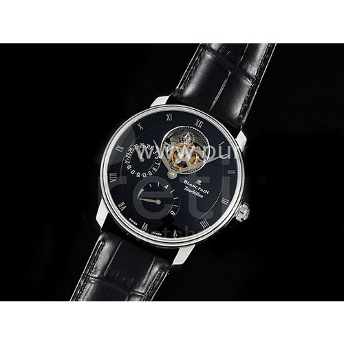 [홍콩명품시계. BLANCPAIN] 블랑팡 빌레레 파워리저브 투어빌론 블랙 다이얼