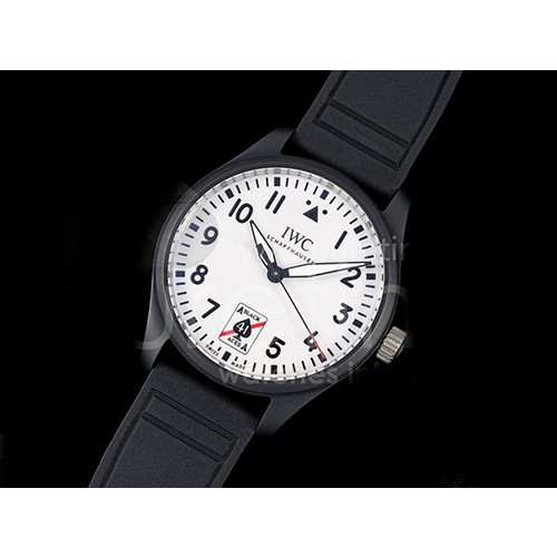 [홍콩명품시계.IWC] 아이더블유씨 파일럿 41mm Black Aces IW326905 화이트 다이얼