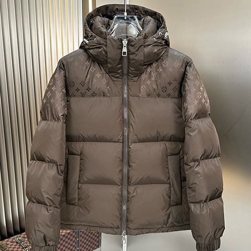 [홍콩명품.LOUIS VUITTON] 루이비통 25SS 로고 모노그램 후드 다운 패딩 자켓 (2컬러), BM22750, HH, 레플리카의류,미러급사이트