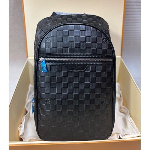 [홍콩명품.LOUIS VUITTON] 루이비통 25SS 로고 Damier Infini 백팩 (블랙), BGM5303, 홍콩명품가방,명품쇼핑몰,크로스백,핸드백,구매대행