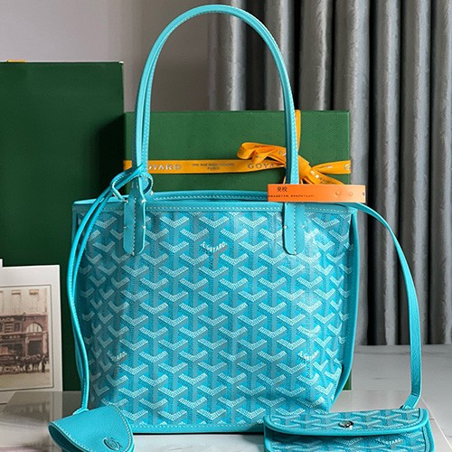 [홍콩명품,GOYARD] 고야드 25SS 로고 Anjou Mini 토트백 핸드백 (스카이블루), BGM5331, MD, 홍콩명품가방,명품쇼핑몰,크로스백,핸드백,구매대행