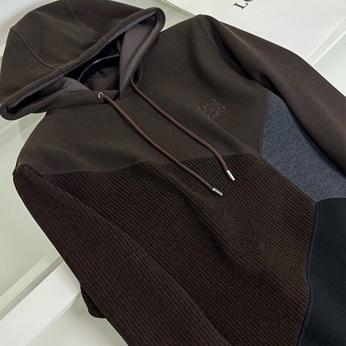 [홍콩명품.LOEWE] 로에베 25SS 로고 레이어드 후드 티셔츠 (3컬러), BM23651, HH, 레플리카의류,미러급사이트