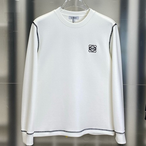 [홍콩명품.LOEWE] 로에베 25SS 로고 자수 맨투맨 티셔츠 (2컬러), BM24182, HH, 레플리카의류,미러급사이트