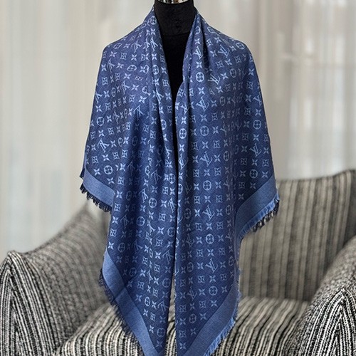 [홍콩명품.LOUIS VUITTON] 루이비통 26SS 로고 모노그램 스카프 머플러 (블루), ET3297, JX, 홍콩명품의류,구매대행,온라인명품