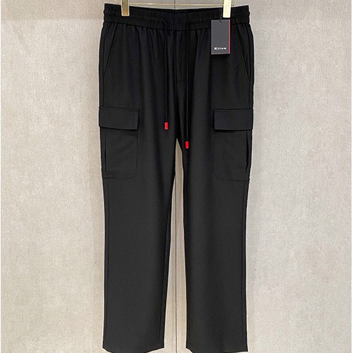 [홍콩명품, KITON] 키톤 26SS 로고 카고 팬츠 바지 (블랙), BM24383, 레플리카의류,미러급사이트