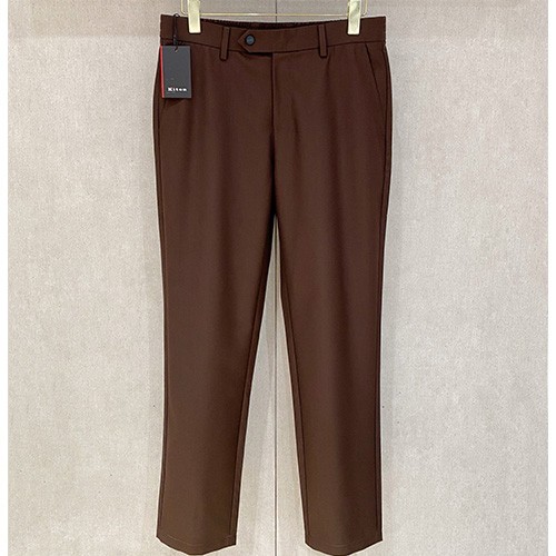 [홍콩명품, KITON] 키톤 26SS 로고 울 정장 팬츠 바지 (브라운), BM24385, 레플리카의류,미러급사이트