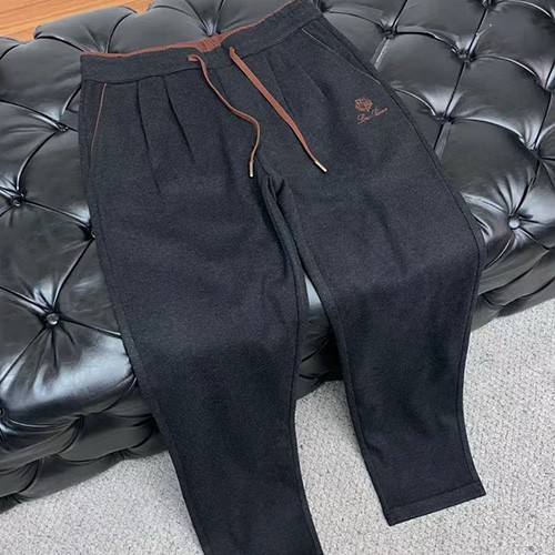 [홍콩명품.Loro Piana] 로로피아나 26SS 로고 자수 캐시미어 조거 팬츠 바지 (2컬러), BM24390, 레플리카의류,미러급사이트
