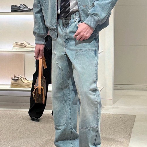 [홍콩명품.LOUIS VUITTON] 루이비통 26SS 로고 데님 팬츠 진 청바지, BM24566, JL, 레플리카의류,미러급사이트
