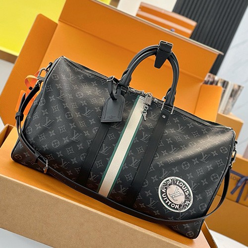 [홍콩명품.LOUIS VUITTON] 루이비통 26SS 로고 모노그램 삭 키폴 50 몬 반둘리에 크로스백 캐리어 여행가방 P01950 (블랙), BGM5667, BDA, 홍콩명품가방,명품쇼핑몰,크로스백,핸드백,구매대행
