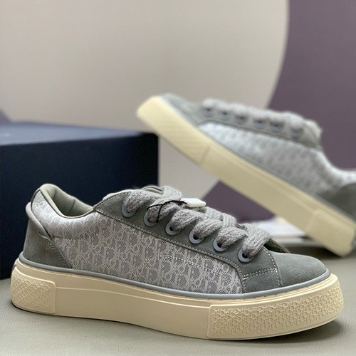 [홍콩명품,Christian Dior] 디올 26SS 로고 B33 오블리크 스니커즈 운동화 (그레이), SE6148, PMD, 명품스니커즈,운동화,구두,로퍼,하이탑,신발