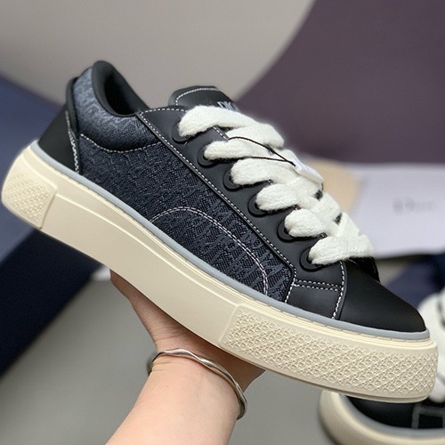 [홍콩명품,Christian Dior] 디올 26SS 로고 B33 오블리크 스니커즈 운동화 (블랙), SE6149, PMD, 명품스니커즈,운동화,구두,로퍼,하이탑,신발