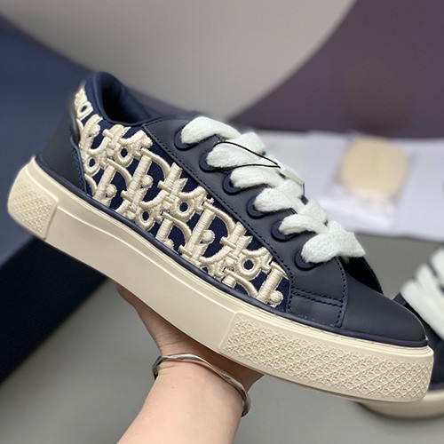 [홍콩명품,Christian Dior] 디올 26SS 로고 B33 오블리크 스니커즈 운동화 (네이비), SE6156, PMD, 명품스니커즈,운동화,구두,로퍼,하이탑,신발