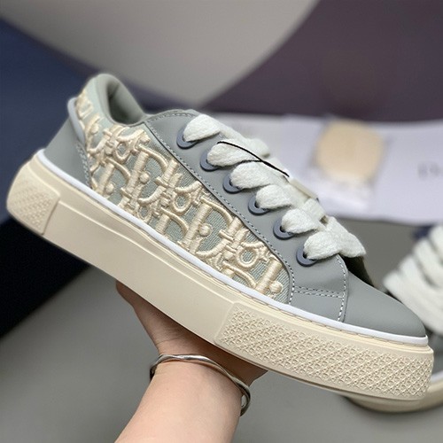 [홍콩명품,Christian Dior] 디올 26SS 로고 B33 오블리크 스니커즈 운동화 (그레이), SE6158, PMD, 명품스니커즈,운동화,구두,로퍼,하이탑,신발