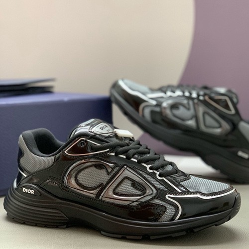 [홍콩명품,Christian Dior] 디올 26SS 로고 B30 스니커즈 운동화 (블랙-그레이), SE6164, PMD, 명품스니커즈,운동화,구두,로퍼,하이탑,신발