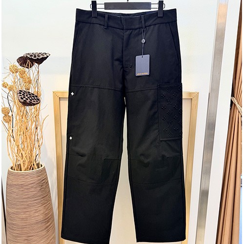 [홍콩명품.LOUIS VUITTON] 루이비통 26SS 로고 모노그램 카고 팬츠 바지 (블랙), BM25099, YS, 무료배송