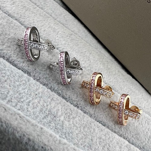 [홍콩명품.CHAUMET] 쇼메 26SS 로고 다이아 장식 이어링 귀걸이 (2컬러), ET3621, 무료배송
