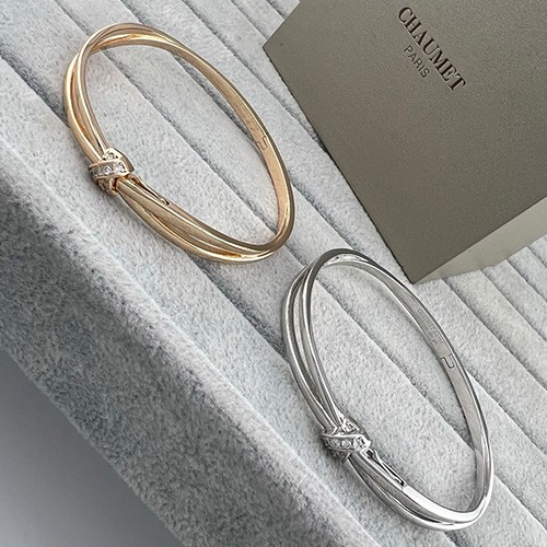 [홍콩명품.CHAUMET] 쇼메 26SS 로고 다이아 장식 팔찌 (2컬러), ET3622, 무료배송