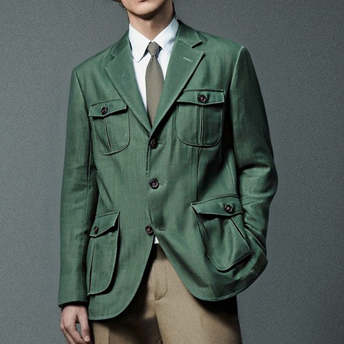 [홍콩명품.Loro Piana] 로로피아나 26SS 로고 린넨 정장 수트 자켓 (2컬러), BM25164, 무료배송