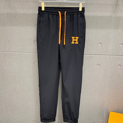 [홍콩명품.Hermes] 에르메스 26SS 로고 H 자수 조거 팬츠 바지 (블랙), BM25169, 무료배송