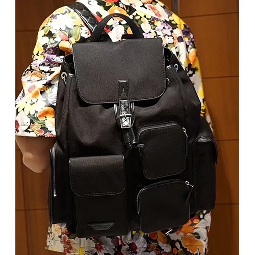 [홍콩명품.BOTTEGA VENETA] 보테가베네타 26SS 로고 Crossroahd 백팩 837377 (블랙), BGM5735, BDA, 무료배송