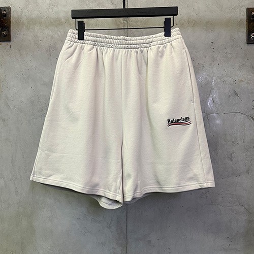 발렌시아가 로고 웨이브 자수 쇼츠 반바지 (3컬러) 26SS