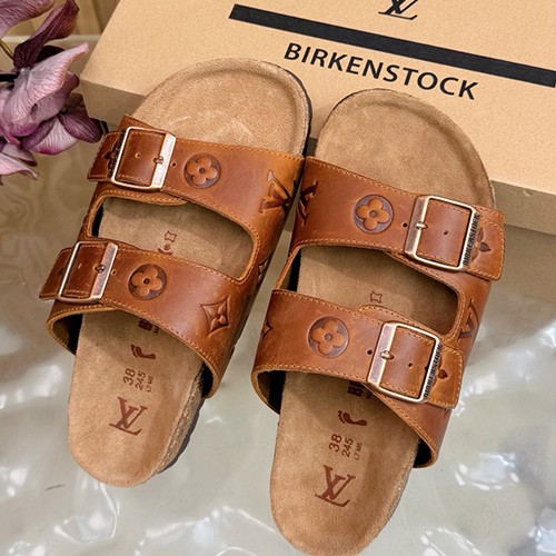 루이비통 로고 남여 모노그램 BIRKENSTOCK 콜라보 슬리퍼 (4컬러) 26SS