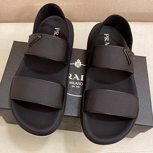 프라다 삼각로고 샌들 슬리퍼 (블랙) 26SS