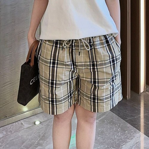 버버리 로고 체크패턴 쇼츠 반바지 (2컬러) 26SS