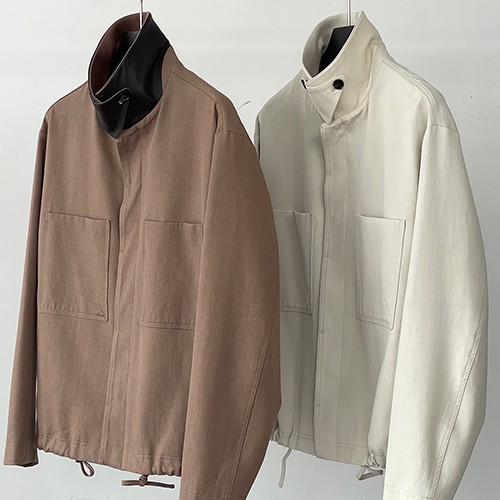 로로피아나 로고 카라 버튼 자켓 (2컬러) 26SS