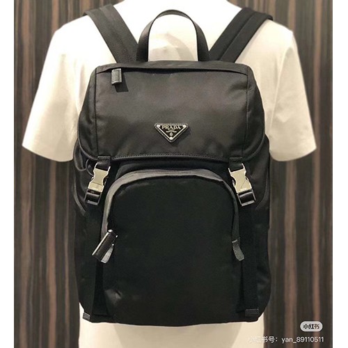 프라다 삼각로고 나일론 사피아노 백팩 2VZ135 (블랙) 26SS
