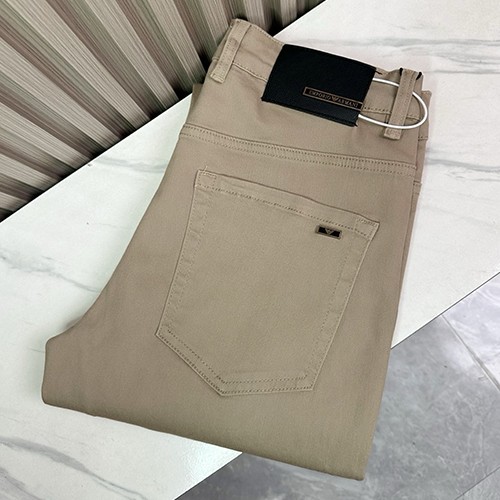 알마니 로고 데님 팬츠 진 청바지 (베이지) 26SS