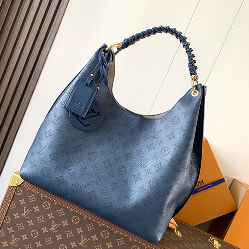루이비통 로고 모노그램 Sac Carmel 토트백 핸드백 M14310 (블루) 26SS