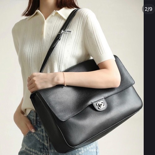 샤넬 로고 토트백 핸드백 AS6233 (블랙-은장) 26SS