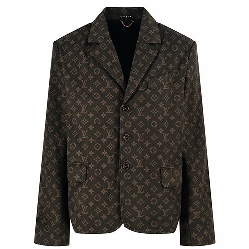 루이비통 로고 모노그램 정장 수트 자켓 (브라운) 26SS
