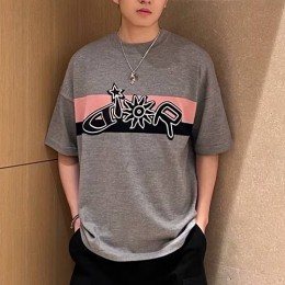 디올 그래픽 자수 반팔 티셔츠 26SS