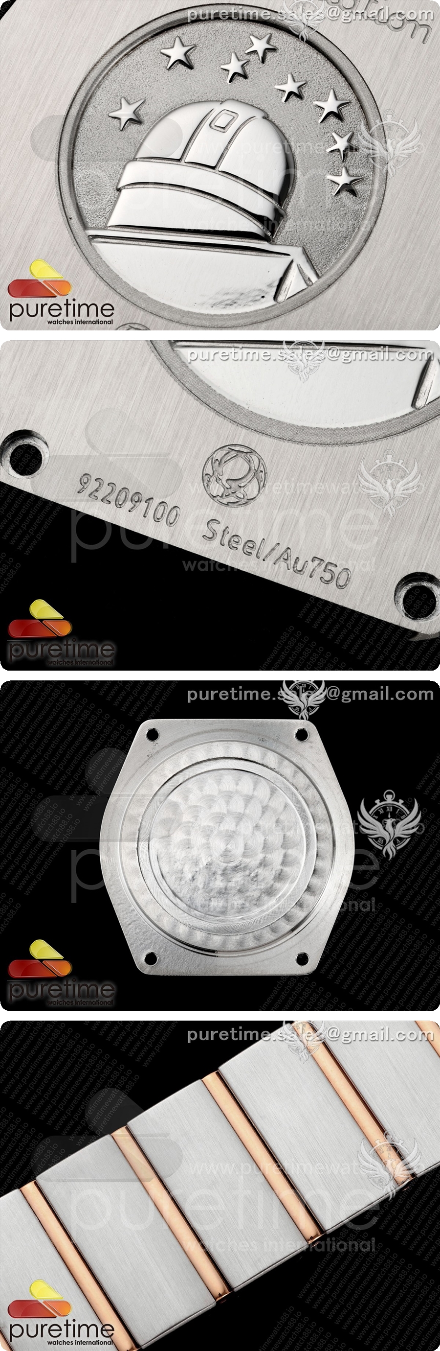 오메가 컨스텔레이션 28mm 스테인레스 로즈골드 8848F 1:1 베스트 에디션 화이트 자개 다이얼, SS/RG 브레이슬릿, ETA 쿼츠 무브먼트 상세이미지 6