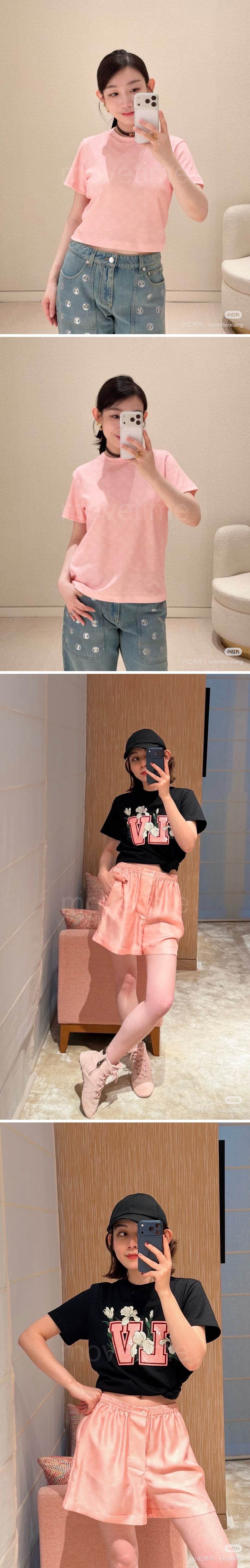 루이비통 여성 모노그램 반팔 티셔츠 26SS 상세이미지 2