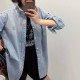 미우미우 여성 오버핏 데님 남방 셔츠 26SS