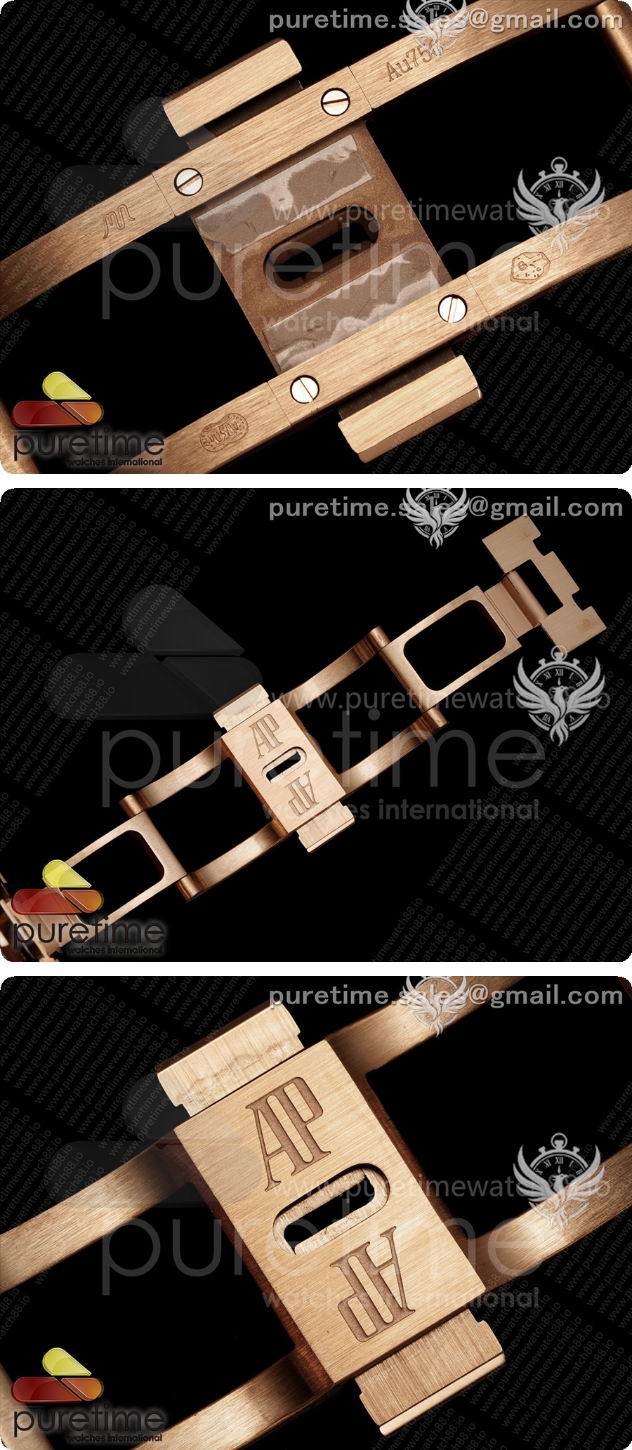 오데마피게 로얄 오크 41mm 오픈워크 프로스티드 RG 레인보우 베젤 OCTA 1:1 베스트 에디션 브레이슬릿 SA3132 V3 상세이미지 10