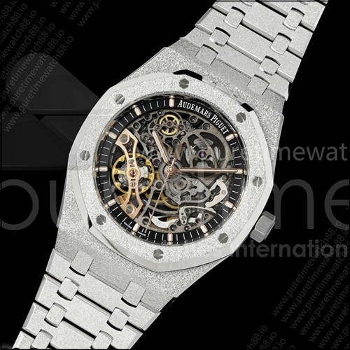 오데마피게 로얄 오크 41mm 오픈워크 프로스티드 SS OCTA 1:1 베스트 에디션 브레이슬릿 SA3132 V3
