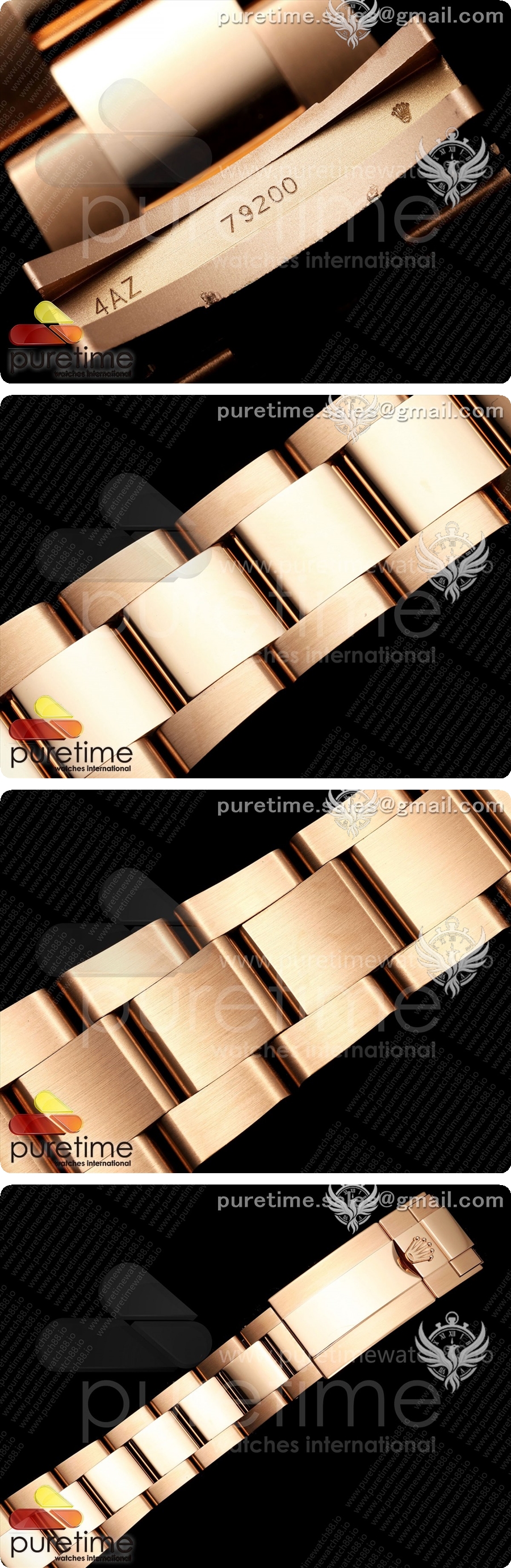 로렉스 GMT-Master II 126715 CHNR 블랙/브라운 세라믹 WF 베스트 에디션 블랙 다이얼 브레이슬릿 JH3285 CHS 상세이미지 10